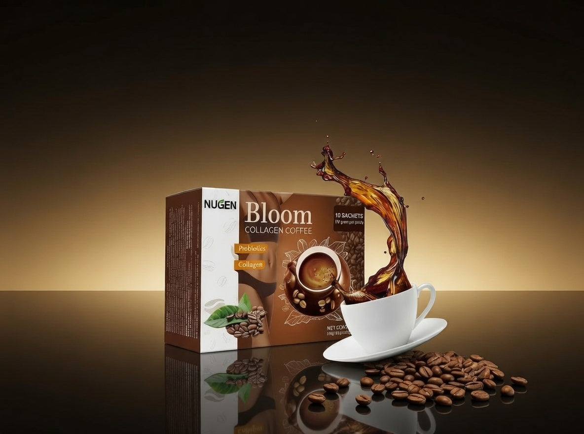 قهــــوة بلـــوم بــالكولاجين لخسارة الوزن وبشرة أكثر شباباً للرجال والنساء