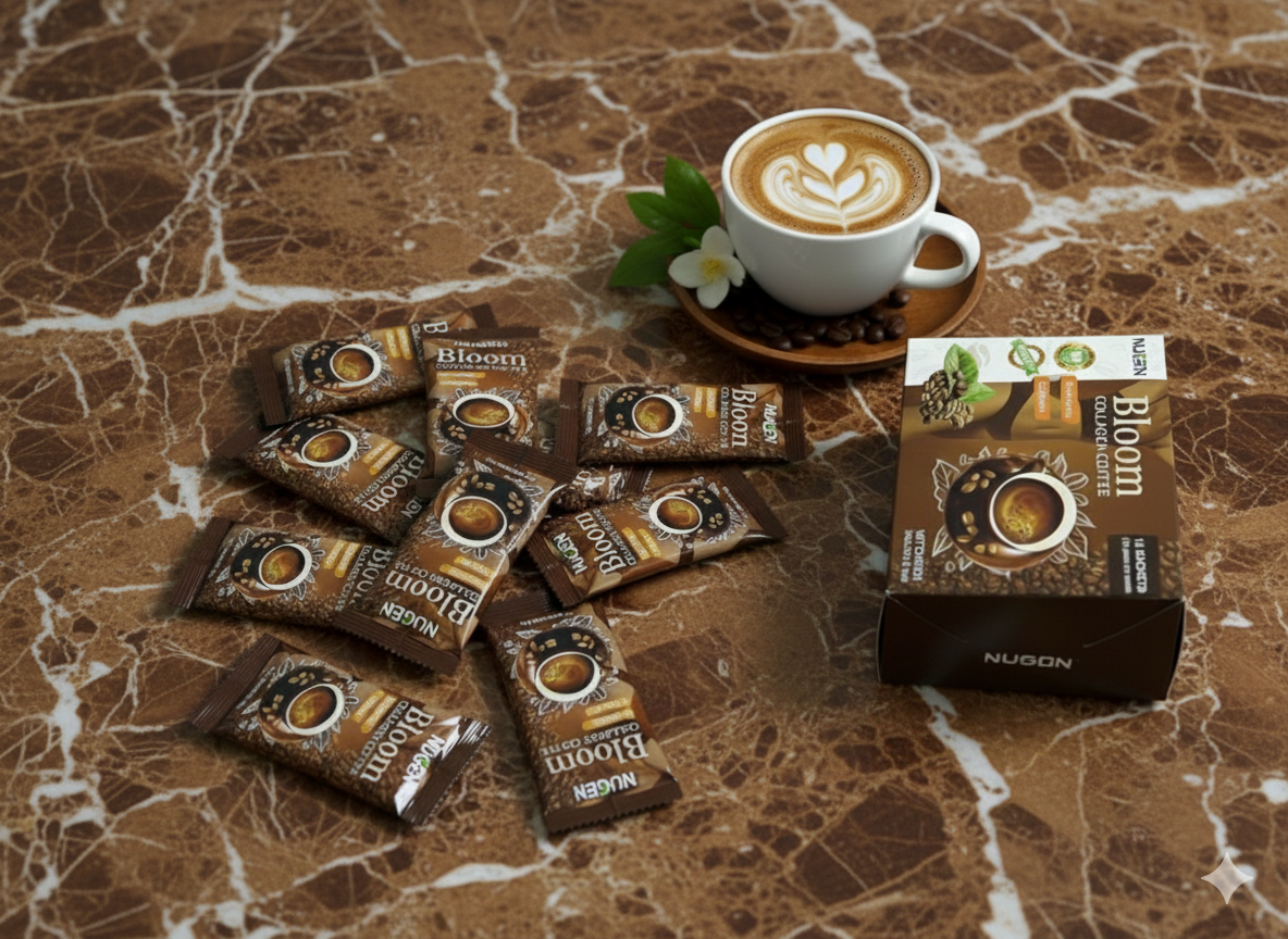 قهــــوة بلـــوم بــالكولاجين لخسارة الوزن وبشرة أكثر شباباً للرجال والنساء